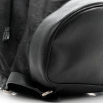 Econyl Nylon Monogram Off The Grid Drawstring Bucket Backpack Black