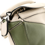 Calfskin Mini Puzzle Bag Soft White Rosemary
