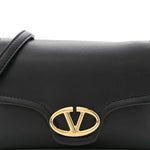 Lambskin Vlogo Mini Crossbody Bag Black