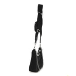Re-Nylon Saffiano Re-Edition 2005 Shoulder Bag Black
