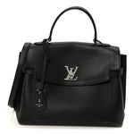 Soft Calfskin My Lockme Top Handle Black