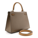 Epsom Tri-Color Kelly Sellier 25 Etoupe Alezan Biscuit