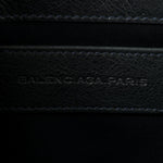 Agneau Giant 12 Rose Gold Hardware Envelope Clutch Anthracite
