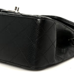 Caviar Quilted Mini Square Flap Black