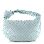 Nappa Intrecciato Teen Jodie Hobo Teal Washed