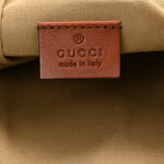 Vintage Canvas Web Belt Bag Sand Cuir