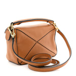 Grained Calfskin Mini Puzzle Bag Tan