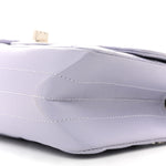 Aged Calfskin Chevron Quilted 2.55 Reissue Mini Flap Light Purple