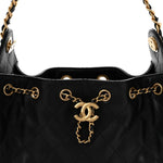 Caviar Quilted Mini Chanel 25 Handbag Black