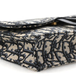 Oblique Saddle Chain Pouch Blue