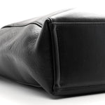 Calfskin Voyou Medium North South Tote Black