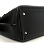 Soft Calfskin My Lockme Top Handle Black