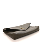Grained Lambskin Large Cassandre Envelope Pouch Light Musk