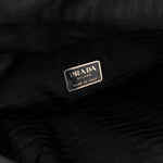 Tessuto Nylon Shoulder Bag  Black