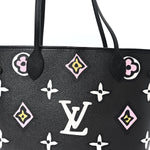 Monogram Giant Wild at Heart Neverfull MM Black