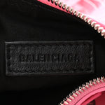 Agneau Arena Le Cagole Fringe Shoulder Bag XS Sweet Pink