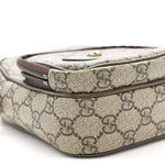 GG Supreme Monogram Mini Neo Vintage Double Zip Messenger Bag Beige New Acero Crop
