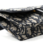 Oblique Saddle Belt Bag Blue