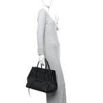 Grained Calfskin Medium Phantom Luggage Black