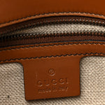 Calfskin Medium Lady Web Shoulder Bag Cuir