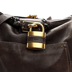 Calfskin Paddington Hobo Brown