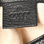 Pebbled Calfskin Medium Soho Chain Shoulder Bag Black