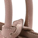 Grained Calfskin Nano Sac De Jour Pale Blush