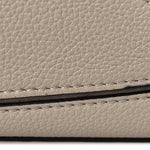 Grained Calfskin Small Puzzle Bag Sand