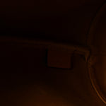 Triomphe Canvas Calfskin Small Bucket Bag Tan