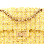 Tweed Quilted 2.55 Reissue Mini Flap Yellow