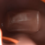 Vegetable Tanned Calfskin Bucket Bag Cammello Rosa