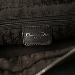 Metallic Calfskin Cannage Stitched Small East West Lady Dior Bronze