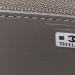 Lambskin Quilted Small Top Handle Vanity Case With Chain Dark Grey