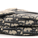 Oblique Saddle Bag Blue
