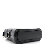 Aged Calfskin Quilted Small Gabrielle Hobo Black