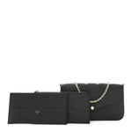 Empreinte Pochette Felicie Chain Wallet Black