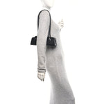 Shiny Goatskin Small Le Teckel Bag Black