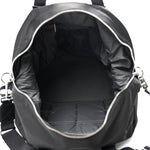 Nylon Signature Duffle  Black