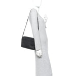 Nappa Intrecciato Crossbody Messenger Black