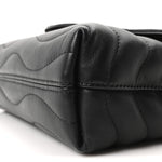Calfskin LV New Wave Chain Bag Black