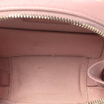 Caviar Quilted Clutch with Chain Light Pink