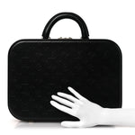 Monogram Glace Valisette MM Black