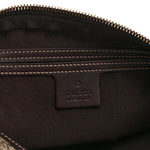 GG Supreme Monogram Belt Bag Dark Brown