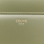 Satinated Calfskin Medium 16 Top Handle Bag Sage