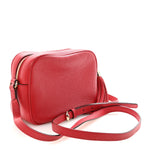 Pebbled Calfskin Small Soho Disco Bag Tabasco Red