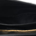Calfskin Y Quilted Monogram Toy Loulou Crossbody Bag Black