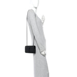 Grain De Poudre Small Monogram Monochrome Kate Satchel Black
