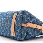Monogram Denim CarryAll MM Blue