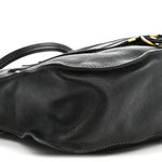 Calfskin Medium Marcie Satchel Black
