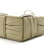 Foulard Intrecciato Pleated Arco Tote Travertine